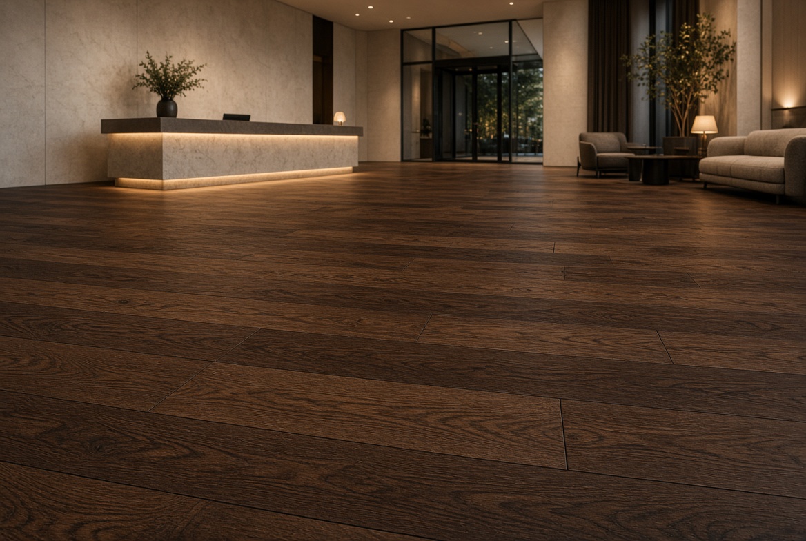 Waterproof wood-look flooring